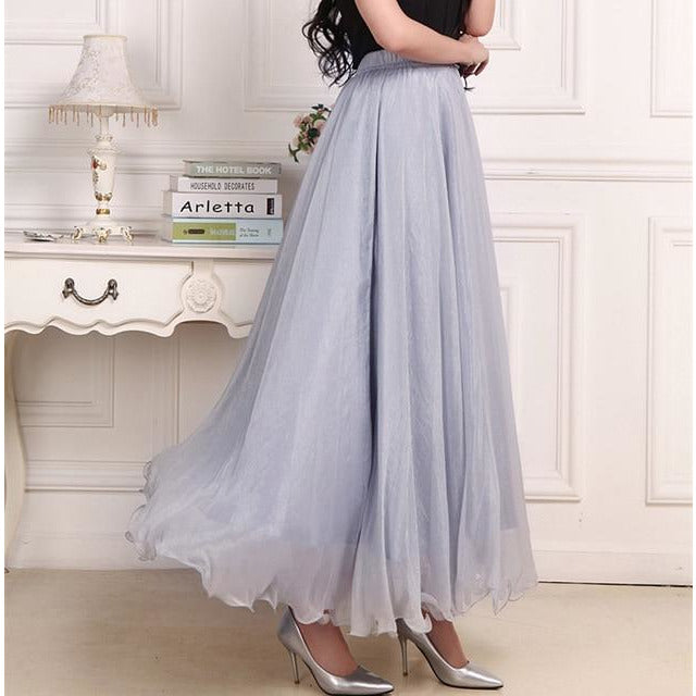 Chiffon Maxi Skirt